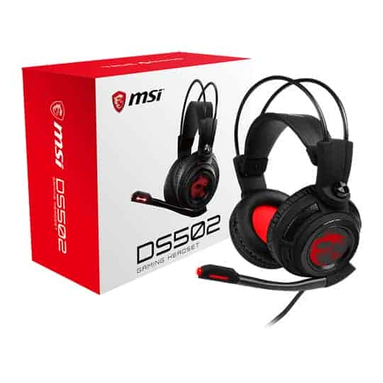 MSI DS502 Virtual 7.1ch Surround Sound Gaming Headset PC-Console